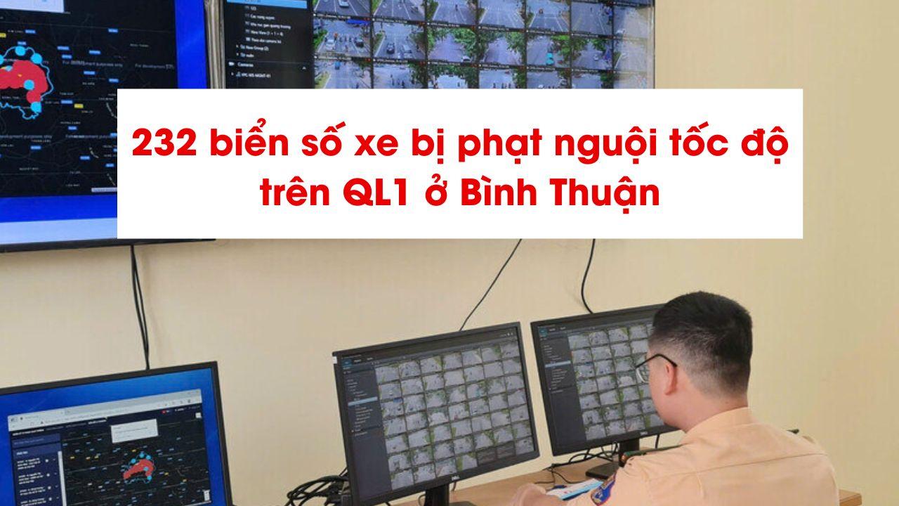 biển số xe bị phạt nguội Bình Thuận