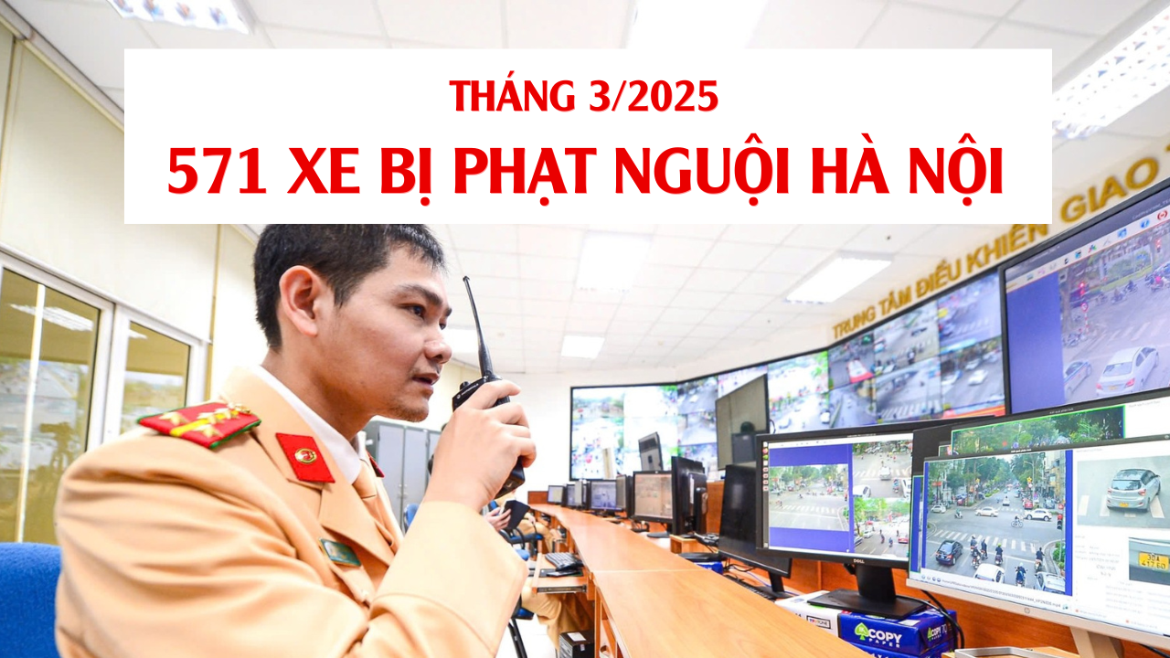phạt nguội Hà Nội tháng 3/2025