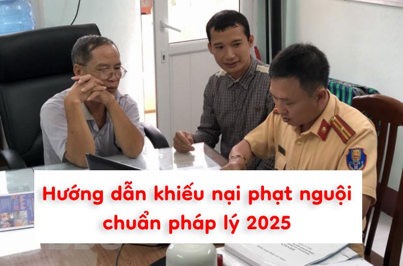 quy định khiếu nại phạt nguội