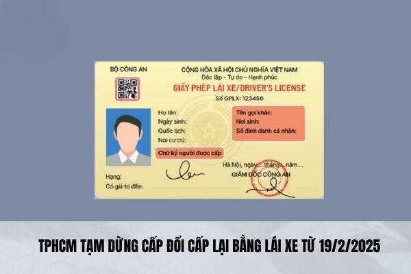 cấp lại giấy phép lái xe